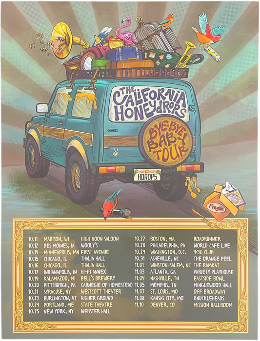 Bye Bye Baby Tour Poster