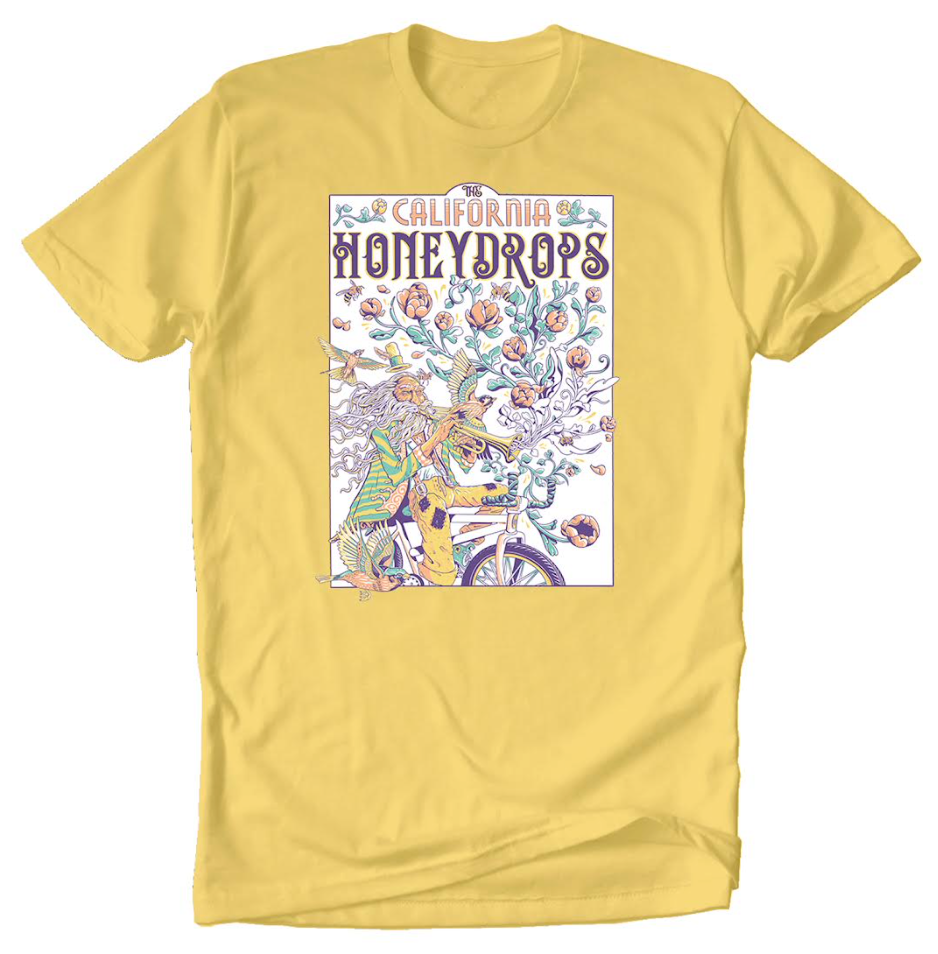Bike Flower Tee (Yellow)