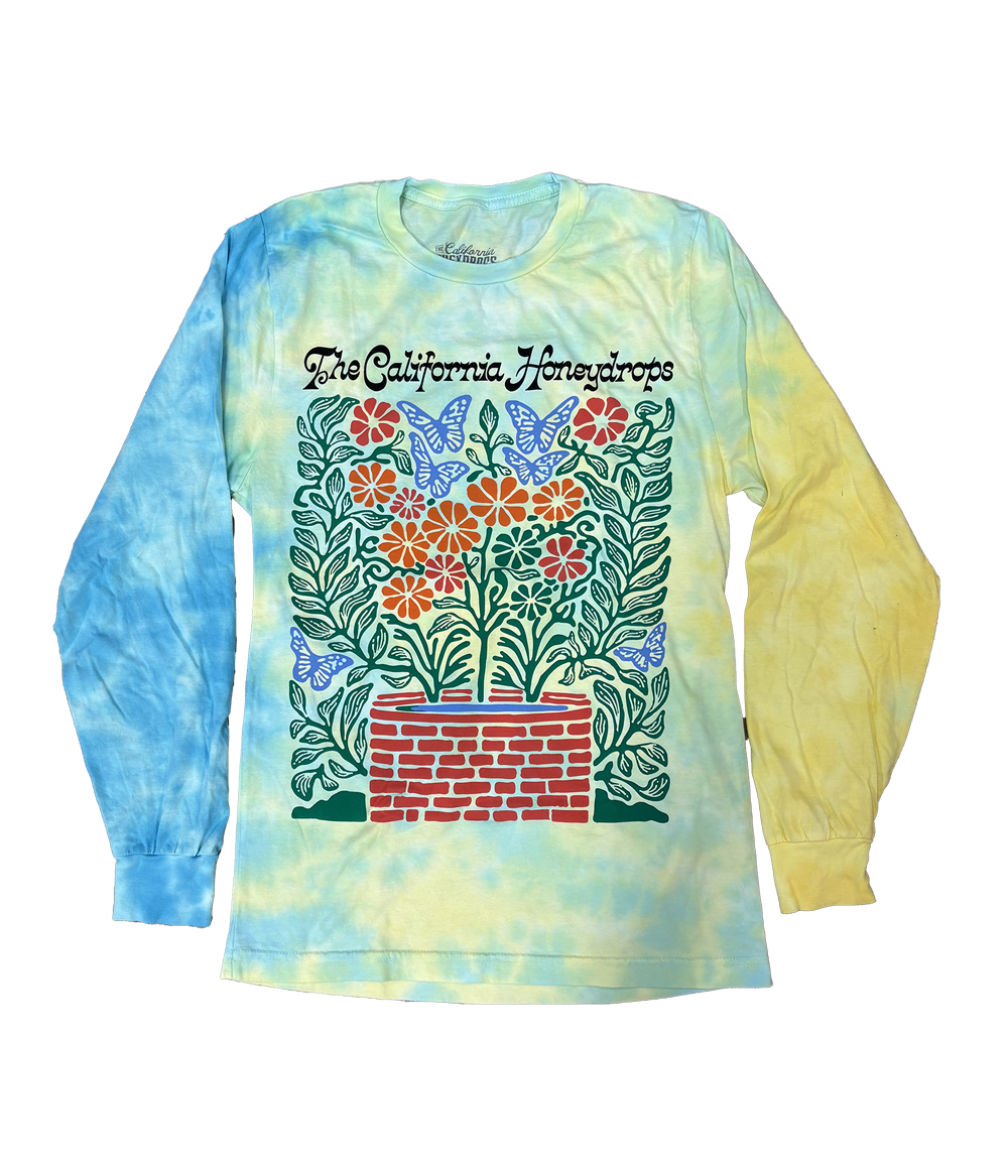 Flower Pot Tie Dye Long Sleeve