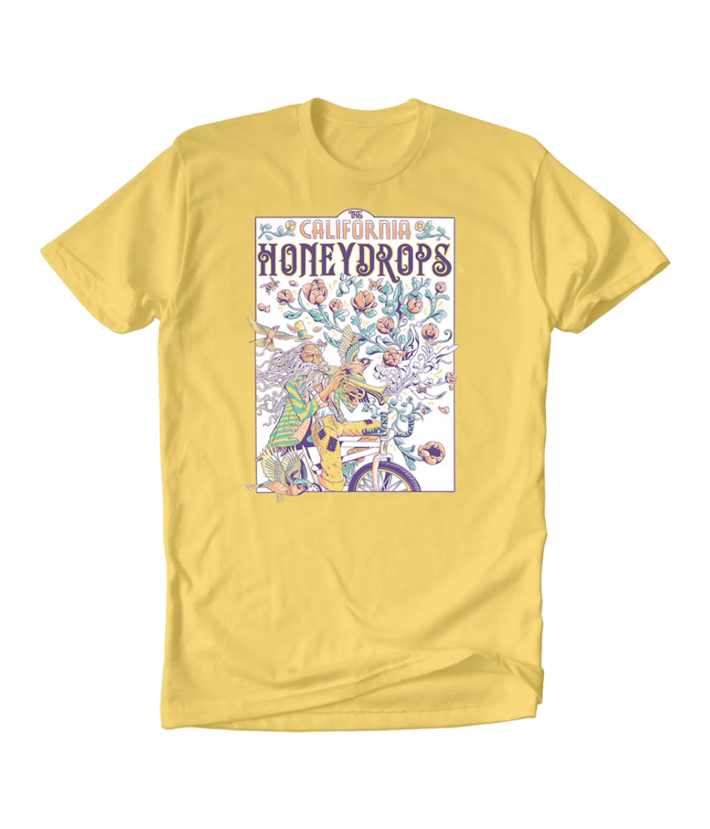 Bike Flower Tee (Yellow)