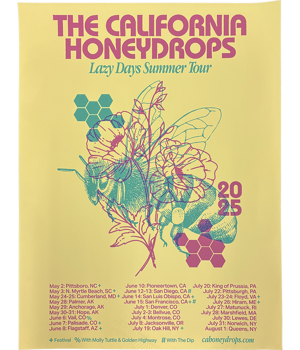 Lazy Days 2025 Tour Poster