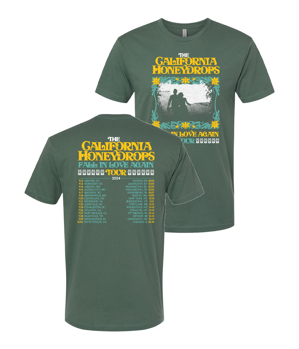 Fall In Love Again 2024 Tour Tee (Green)