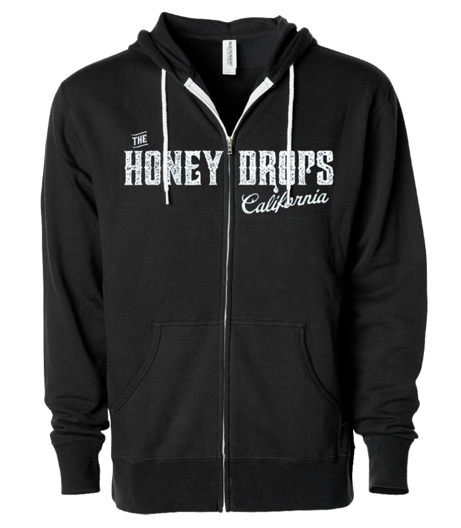 Split Logo Zip Hoodie (Black)