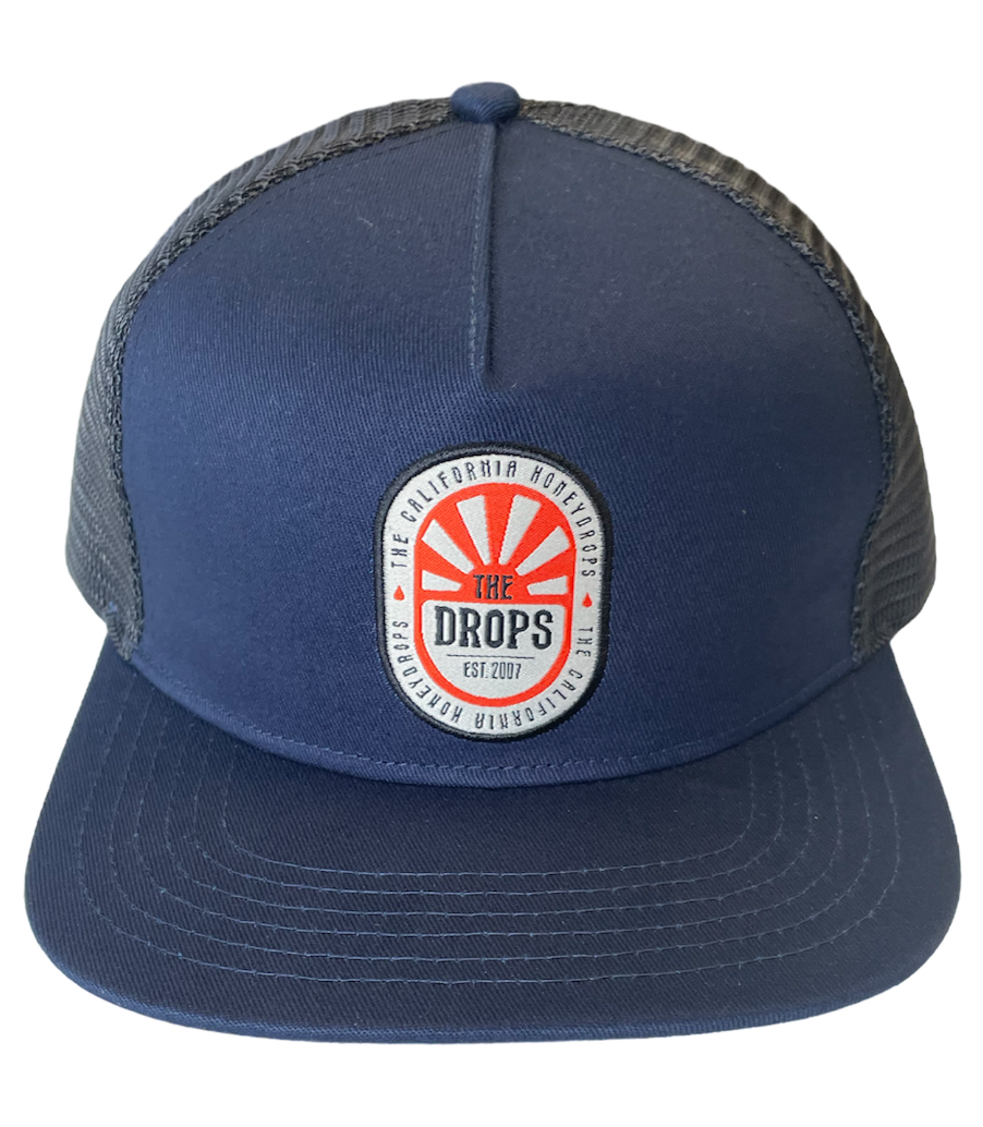 Sunburst Patch Trucker Hat (Navy)