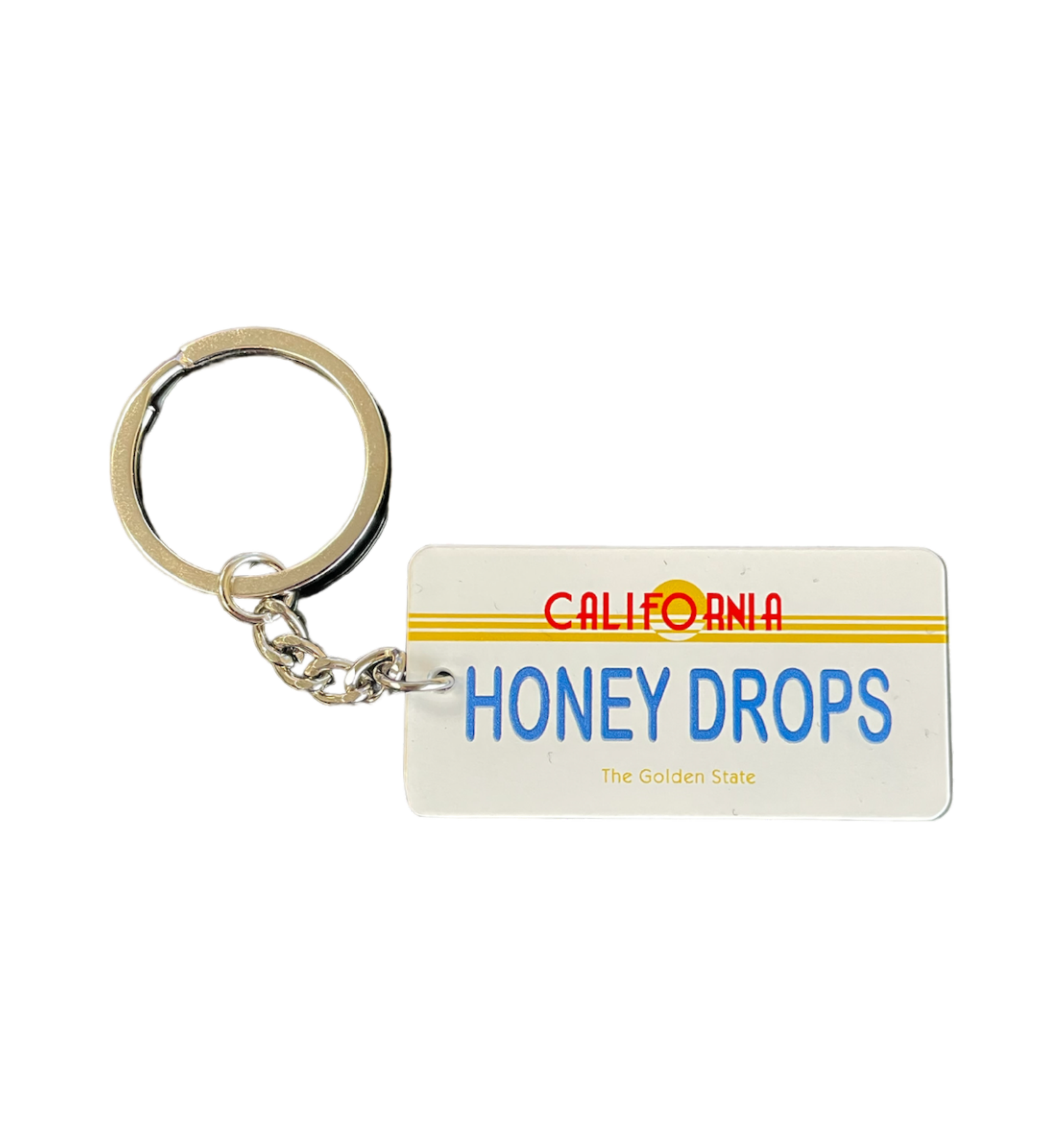 California Plate Keychain – The California Honeydrops