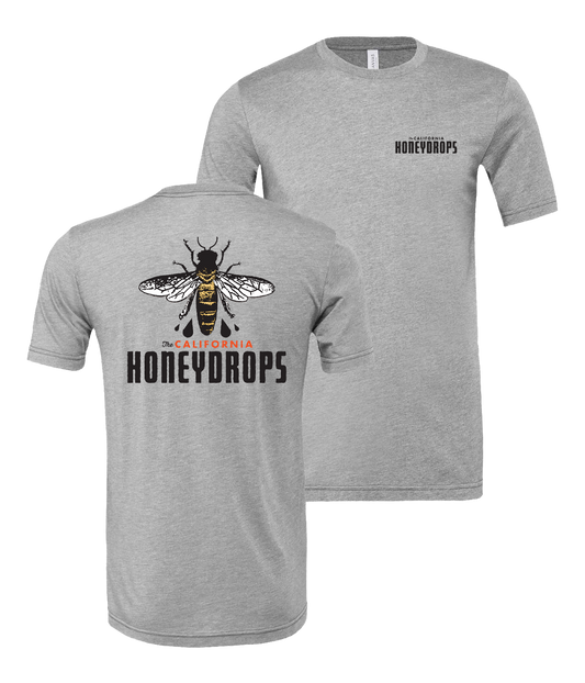 Simple Bee Tee (Heather Grey)