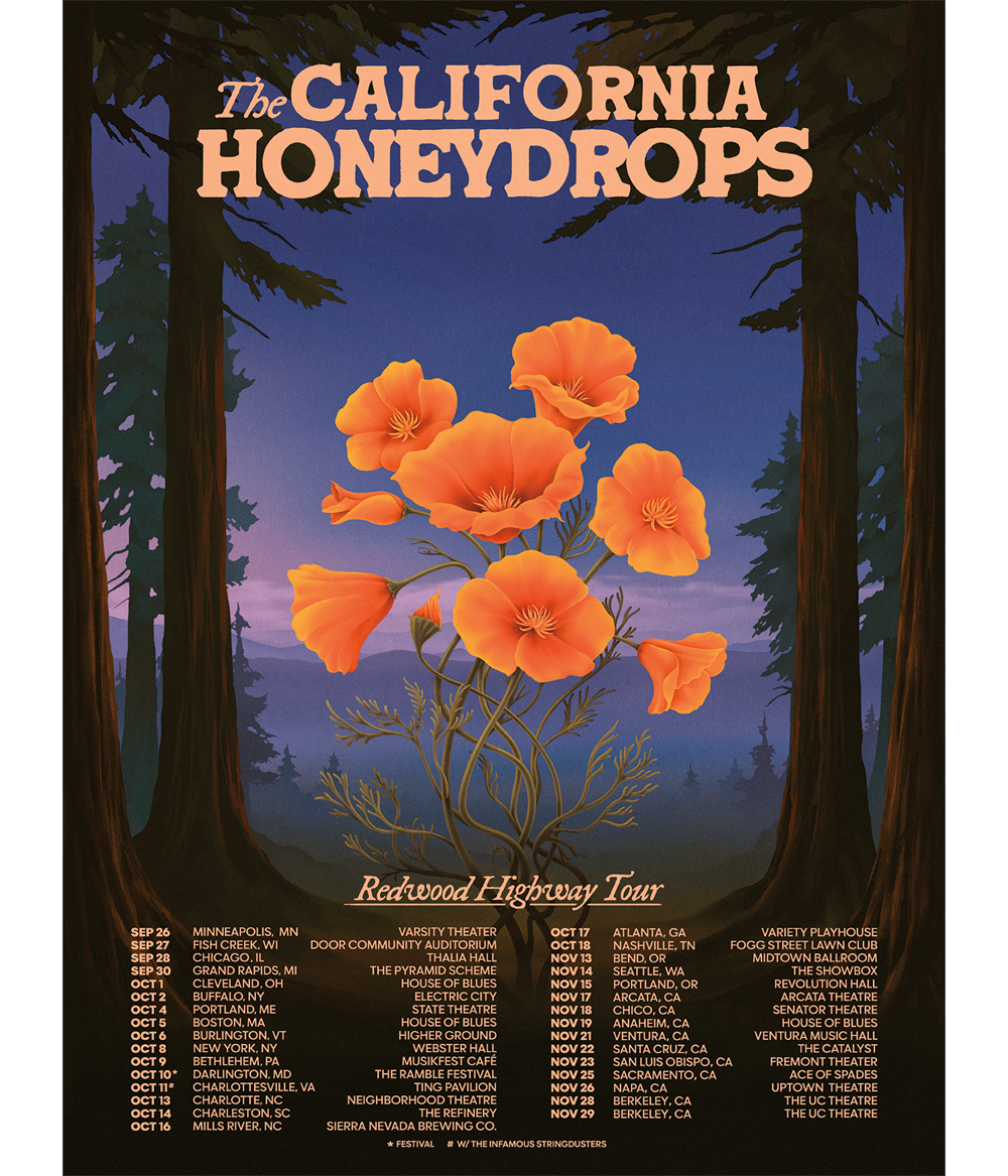 Redwood Highway Tour Poster