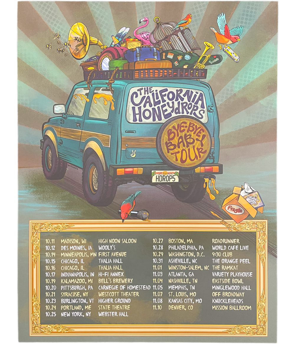 Bye Bye Baby Tour Poster