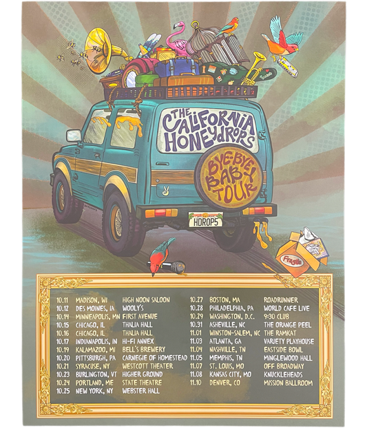 Bye Bye Baby Tour Poster
